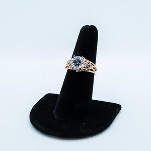 Rose Gold Tone CZ Ring